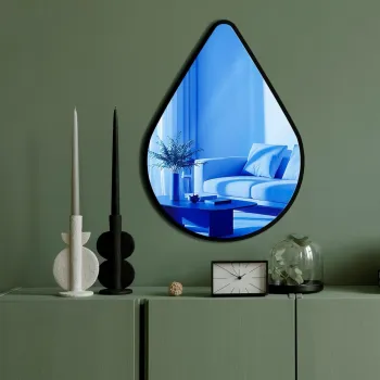 Oglinda decorativa, Ozgl516, Partea de jos: 100% EVA (Grosime: 10 mm), Albastru imagine