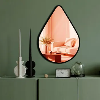 Oglinda decorativa, Ozgl516, Partea de jos: 100% EVA (Grosime: 10 mm), Auriu roz imagine