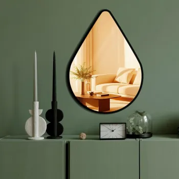 Oglinda decorativa, Ozgl516, PLEXIGLAS, Partea de jos: 100% EVA (Grosime: 10 mm, Auriu imagine
