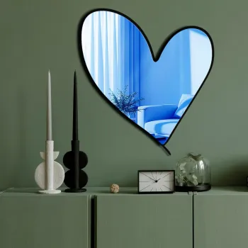 Oglinda decorativa, Ozgl517, Partea de jos: 100% EVA (Grosime: 10 mm), Albastru imagine