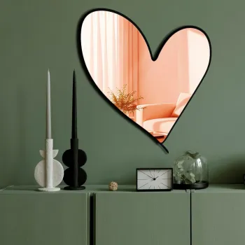 Oglinda decorativa, Ozgl517, Partea de jos: 100% EVA (Grosime: 10 mm), Auriu roz imagine