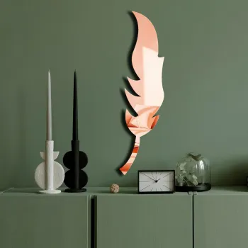 Oglinda decorativa, Ozgl524, Partea de jos: 100% EVA (Grosime: 10 mm), Auriu roz imagine