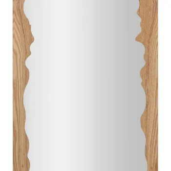 Oglinda decorativa Shape, Mauro Ferretti, 60x90 cm, MDF/sticla, natural imagine