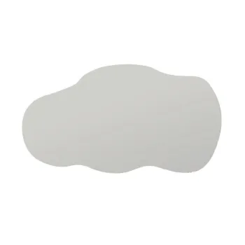 Oglinda decorativa, Siam, Baby, 40x72x2.2 cm, MDF , Negru imagine