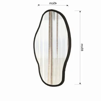 Oglinda decorativa, Siam, Couldy, 45x85x2.2 cm, MDF , Transparent imagine