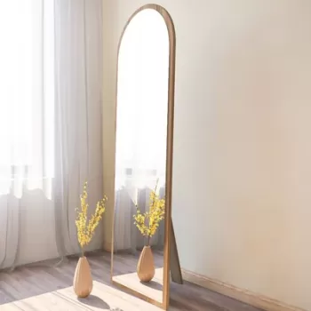 Oglinda decorativa, Siam, Emma, 50x160x2.2 cm, MDF , Nuc imagine