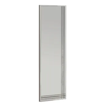 Oglinda decorativa, Siam, Trio, 40x120x2.2 cm, MDF , Transparent imagine