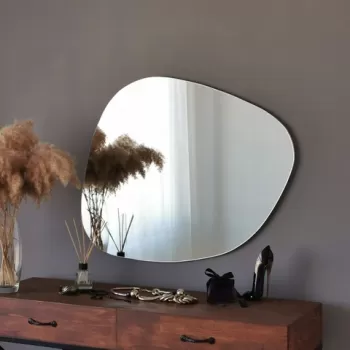 Oglinda decorativa Soho Ayna, Neostill, 75x58 cm, alb imagine