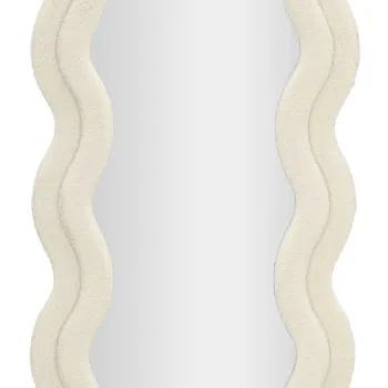 Oglinda decorativa Teddy, Mauro Ferretti, 40x160 cm, MDF/poliester, crem imagine