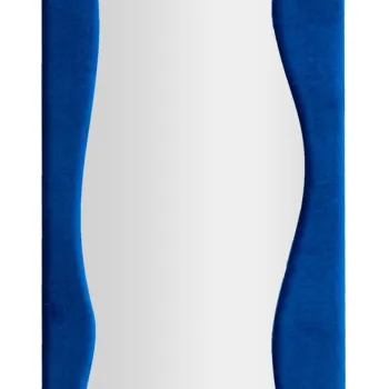 Oglinda decorativa Theodor, Mauro Ferretti, 40x160 cm, MDF/poliester, albastru imagine