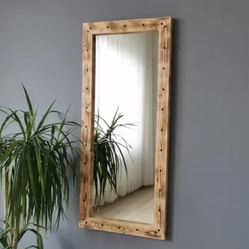 Oglinda decorativa Z50110ES, Neostill, 50 x 110 cm, walnut imagine