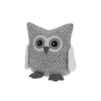 Opritor pentru usa Owl, 23x15x23 cm, poliester, gri imagine