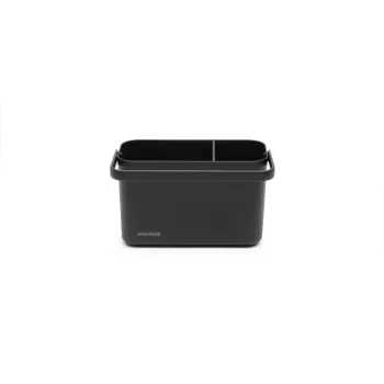 Organizator de chiuveta, Brabantia, SinkSide, 22x11x13.4 cm, plastic reciclat, gri inchis imagine