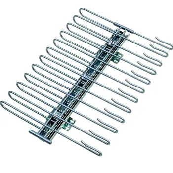 Organizator pantaloni, 12 perechi, Wenko, 33 x 10 x 47 cm, metal cromat imagine