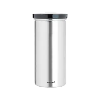 Organizator pentru 18 capsule de cafea, Brabantia, Matt Fingerprint Proof , 8.5x17 cm, inox, argintiu mat/gri imagine