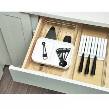 Organizator pentru dulap bucatarie Crisp, iDesign, 30.5x20.5x7.6 cm imagine