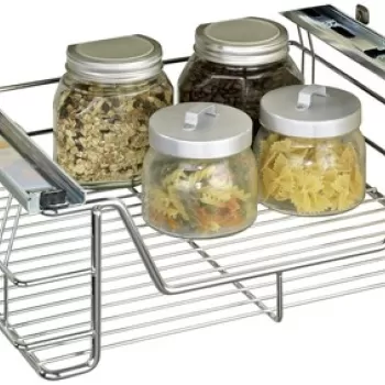 Organizator ustensile si accesorii de bucatarie Maximex, Midi, 40 x 18.5 x 51 cm, metal imagine