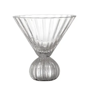 Pahar de cocktail, Bloomingville, Taurin, 12x12 cm, 300 ml, sticla, transparent imagine
