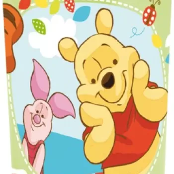 Pahar Winnie the Pooh, Disney, 225 ml, plastic, verde imagine