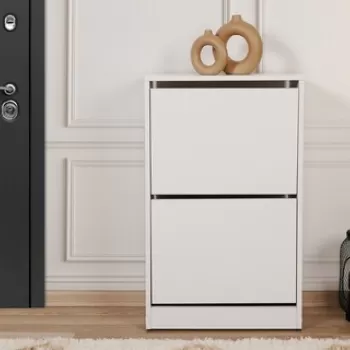 Pantofar, Adore, SHC-320-BB-1, 51 x 84 x 26 cm, pal melaminat, alb imagine