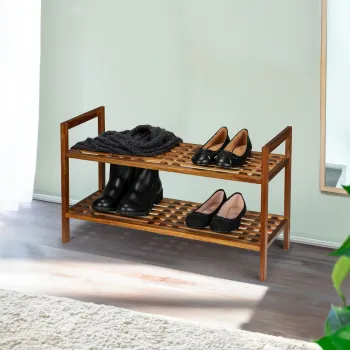 Pantofar Fondi, Wenko, 69x27x40.5 cm, lemn acacia, maro imagine