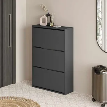 Pantofar, Hanah Home, Bilbao, 73.6x110x13.1 cm, PAL, Antracit imagine