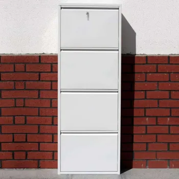 Pantofar, Hanah Home, Garda 4, 50x137x15 cm, 100% SHEET METAL, Alb imagine