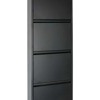 Pantofar, Hanah Home, Marino 4, 50x137x15 cm, 100% SHEET METAL, Negru imagine