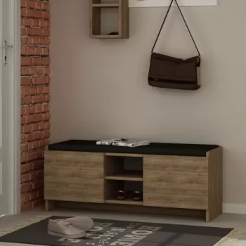 Pantofar Homitis, Zulla - Dark Oak, 37x110x43 cm imagine