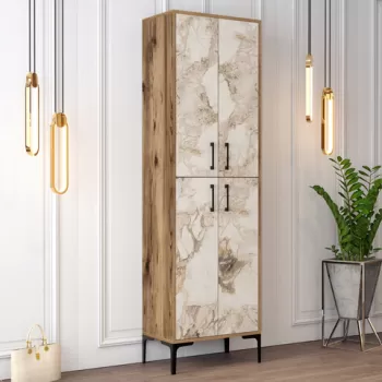 Pantofar, Hommy Craft, Berlin A, 60x200x35 cm, Nuc / Alb imagine