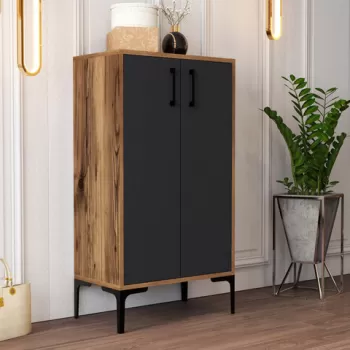 Pantofar, Hommy Craft, Prag, 60x111x35 cm, Nuc / Antracit imagine