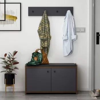 Pantofar, Inarch, Zen, 80x45x35 cm, Antracit imagine