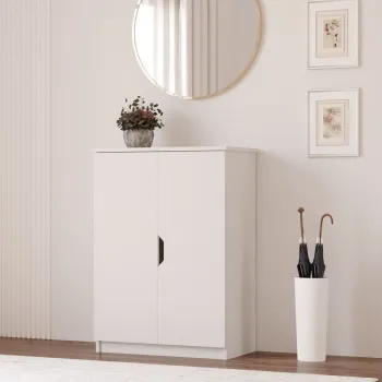 Pantofar, Rabi, Rb-158, 70x100x35 cm, Alb mat imagine