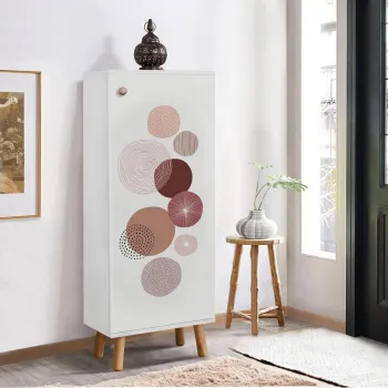 Pantofar, Vella, Vegas, 50x135x38 cm, PAL, Alb imagine