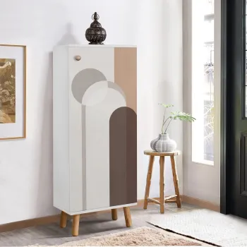 Pantofar, Vella, Vegas, 50x135x38 cm, PAL, Alb imagine