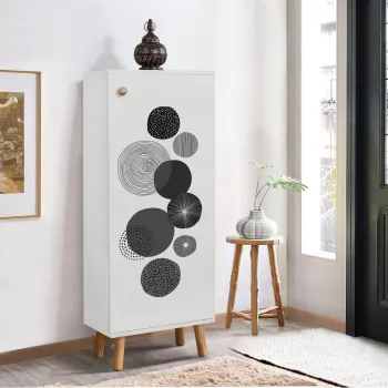 Pantofar, Vella, Vegas, 50x135x38 cm, PAL, Alb imagine