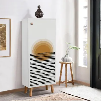 Pantofar, Vella, Vegas, 50x135x38 cm, PAL, Alb imagine