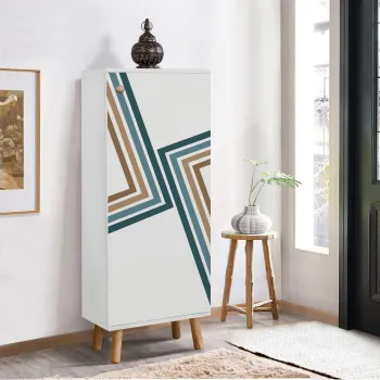 Pantofar, Vella, Vegas, 50x135x38 cm, PAL, Alb imagine