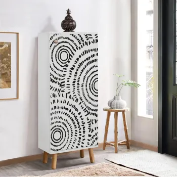 Pantofar, Vella, Vegas, 50x135x38 cm, PAL, Alb imagine