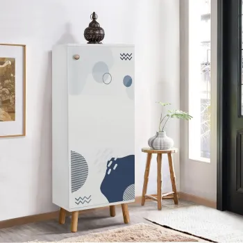 Pantofar, Vella, Vegas, 50x135x38 cm, PAL, Alb imagine