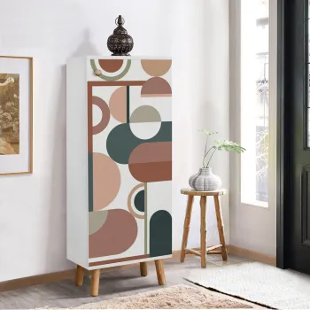 Pantofar, Vella, Vegas, 50x135x38 cm, PAL, Alb imagine