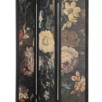 Paravan decorativ / despartitor camera Sayuri, Bizzotto, 120 x 2 x 180 cm, bambus/lemn de brad imagine