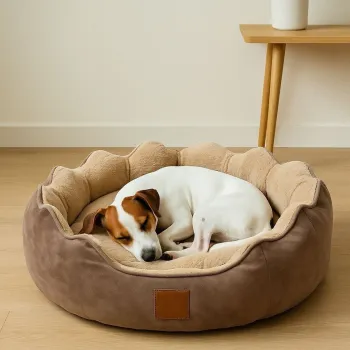 Pat pentru animale de companie, Paws & Whiskers, Elsa Dog M, Material exterior: 100% poliester, Maro imagine