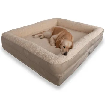 Pat pentru animale de companie, Paws & Whiskers, Felix Dog L, Material exterior: 100% poliester, Crem / Bej imagine