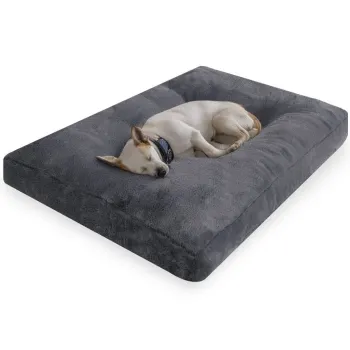 Pat pentru animale de companie, Paws & Whiskers, Max Dog 80 x 100, Material exterior: 100% poliester, Antracit imagine