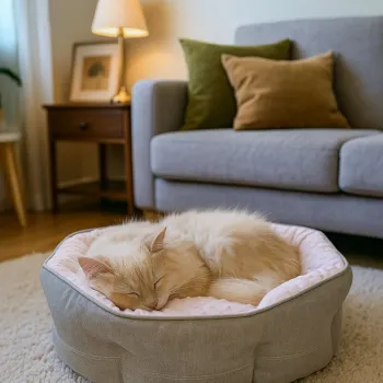 Pat pentru animale de companie, Paws & Whiskers, Princess M, Material exterior: 100% poliester, Roz imagine