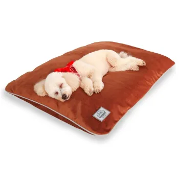 Pat pentru animale de companie, Paws & Whiskers, Puppy Dog M, Material exterior: 100% poliester, Caramiziu imagine