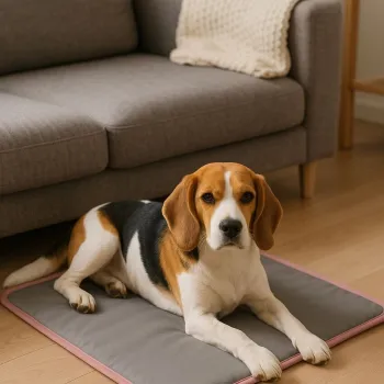 Pat pentru animale de companie, Paws & Whiskers, Thermo Mat 60 x 80, Material exterior: 100% poliester, Gri imagine