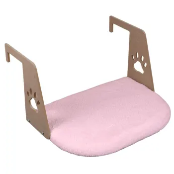 Pat pentru pisici, Paws & Whiskers, Riana, 100% WELSOFT FABRIC, Roz imagine