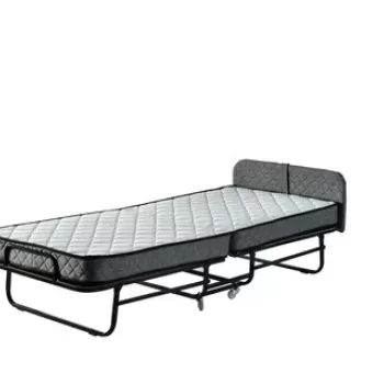 Pat pliabil, Niron, Otel Katlan?r, Alb / Gri imagine